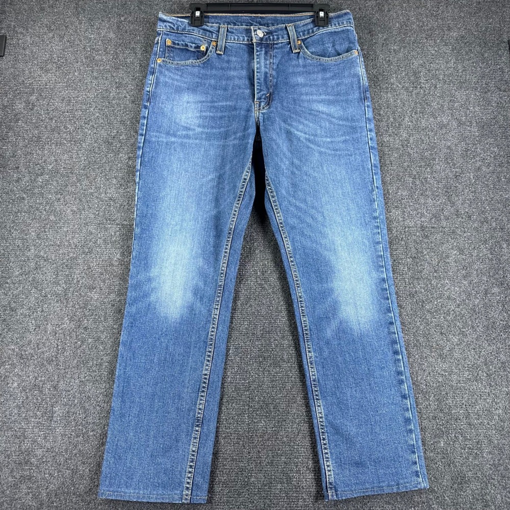 Levi's 511 Slim Jeans Mens 33x30 W33 L30 Blue Medium Wash Denim Casual